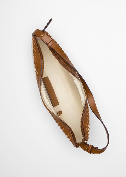 Bast shoulder bag — Light Raffia