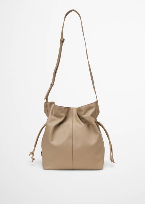 Schultertasche Model Sienna Earthy Taupe in Frontalansicht