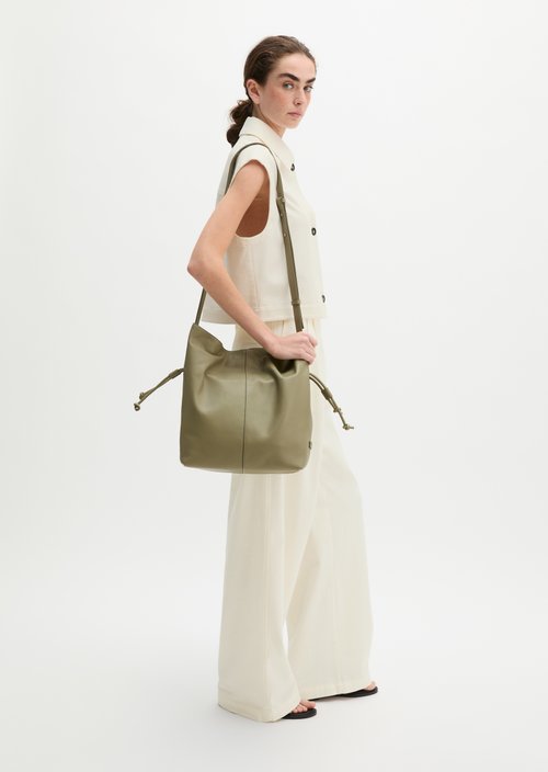 Shoulder bag model Sienna — Pure Sage