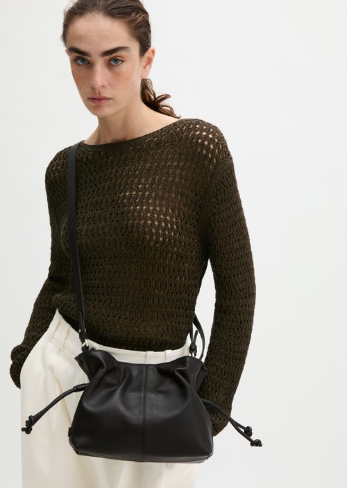 Shoulder bag model Simona small — Black