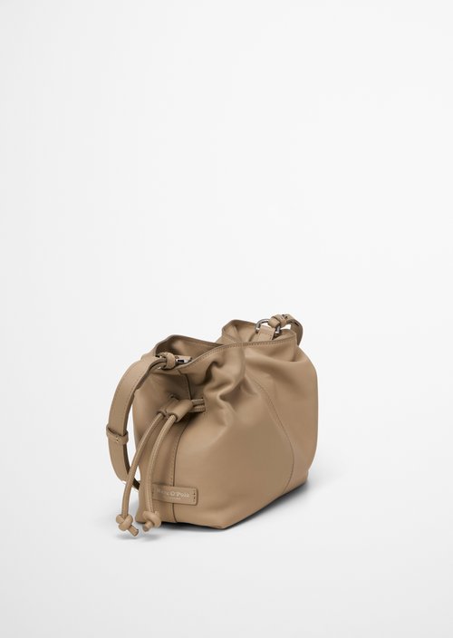 Shoulder bag model Simona small — Earthy Taupe