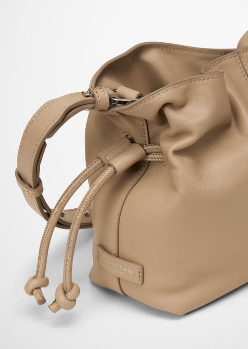 Shoulder bag model Simona small — Earthy Taupe