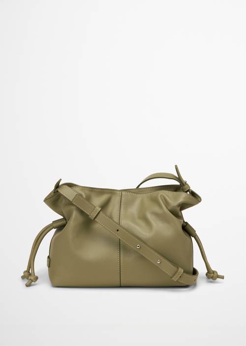 Shoulder bag model Simona small Pure Sage in front view