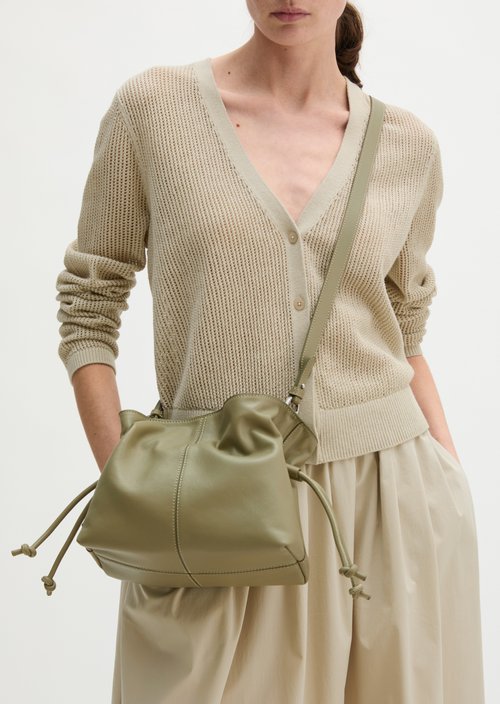 Shoulder bag model Simona small — Pure Sage