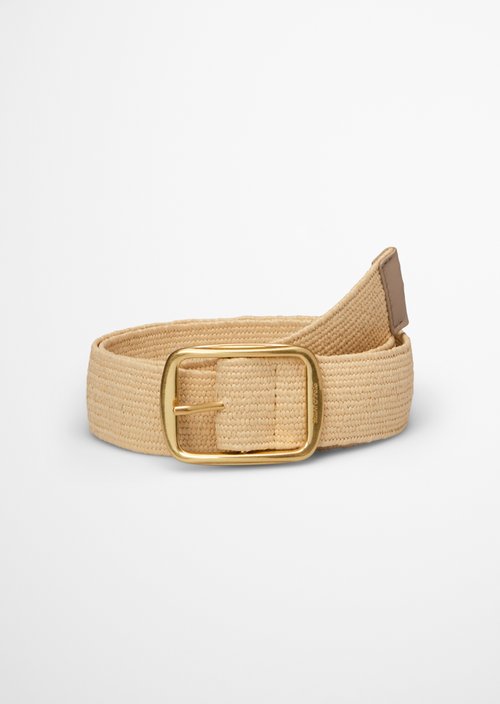 Belt — Light Raffia