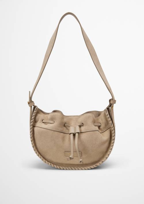 Sac à bandoulière small Earthy Taupe en vue de face