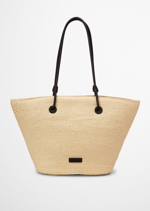 raffia shopper large — Light Raffia