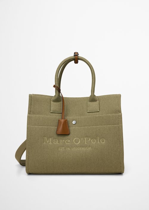 Canvas shopper model Mara medium — Pure Sage