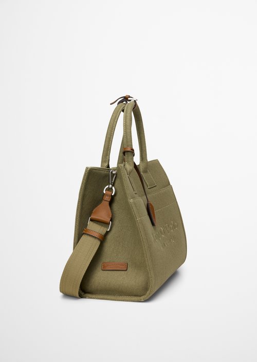Canvas shopper model Mara medium — Pure Sage