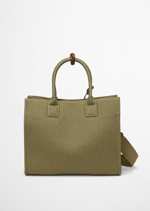 Canvas shopper model Mara medium — Pure Sage