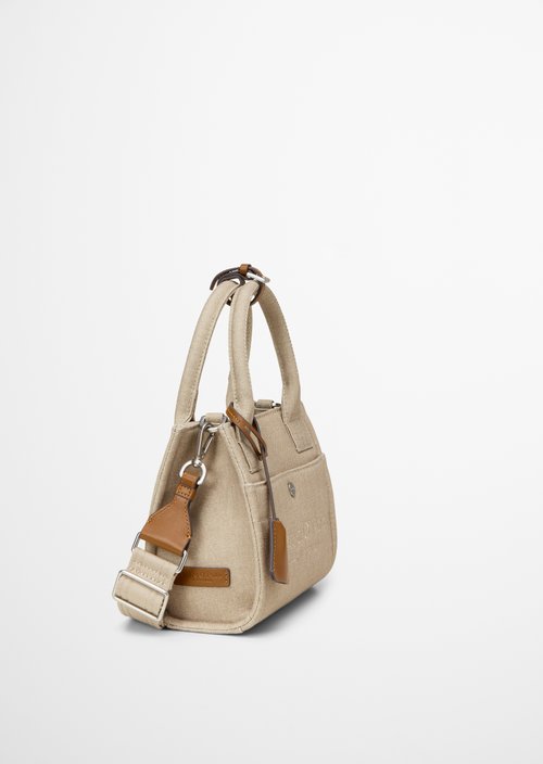 Canvas shopper model Mira small — Linen Beige