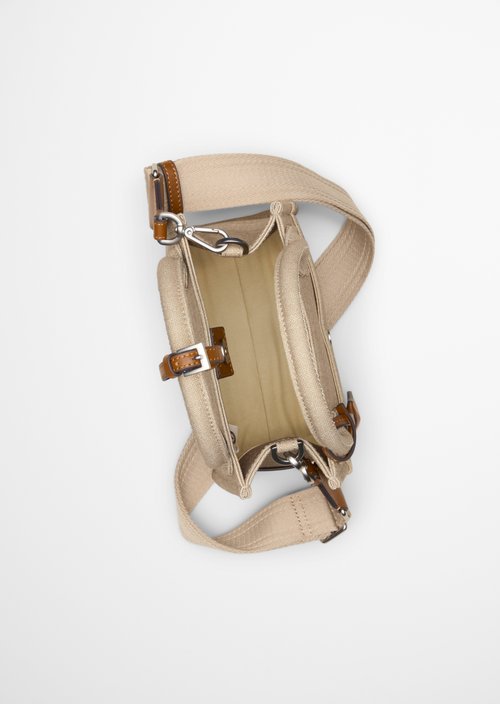 Canvas shopper model Mira small — Linen Beige