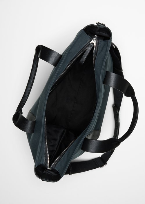 Canvas Tote Bag, Model Mari, Large — Peppercorn Grey