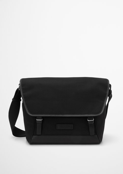 Canvas Business Bag, Model Moa — Black (alternate view)