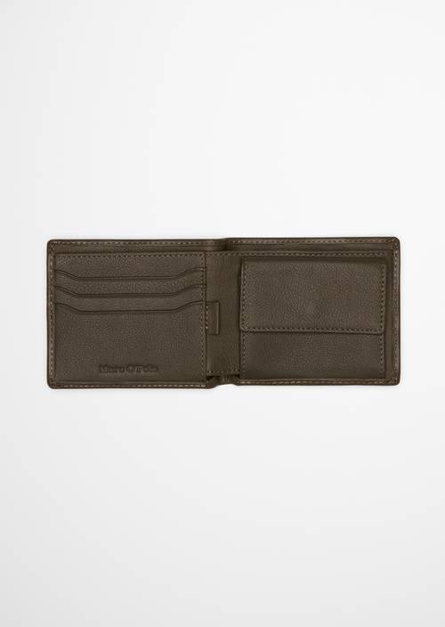 Porte-monnaie Dark Nickle présenté ouvert