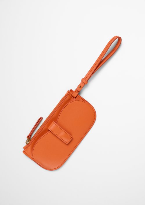 Sunglasses pouch — Warm Orange (alternate view)