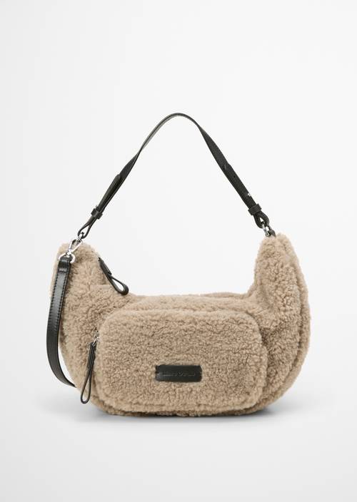Shoulder bag medium Soft Mocca in front view