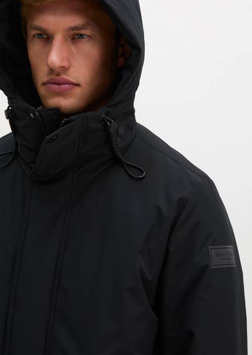 Outdoorjacke regular Black in Detailansicht