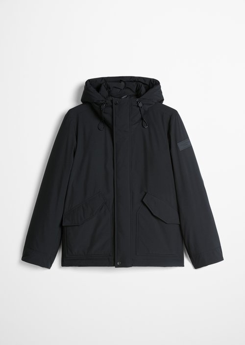 Regular-Fit Outdoor Jacket — Black