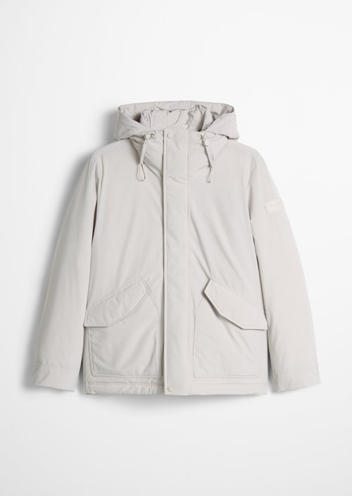 Regular-Fit Outdoor Jacket — Linen Beige