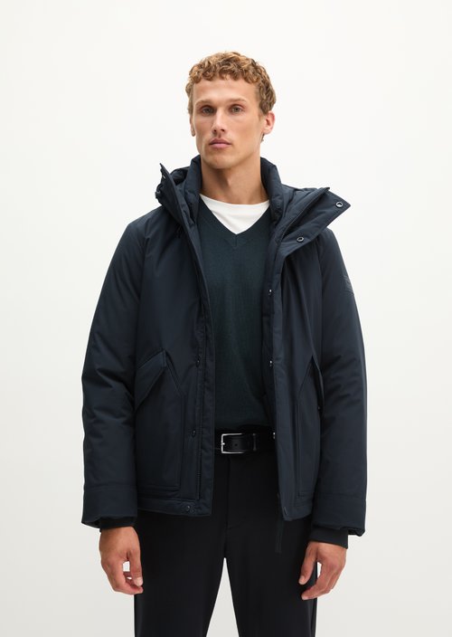 Regular-Fit Outdoor Jacket — Dark Navy