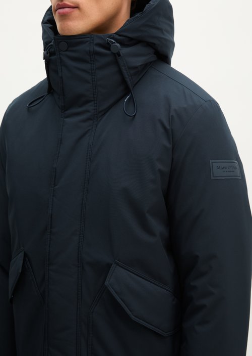 Regular-Fit Outdoor Jacket — Dark Navy