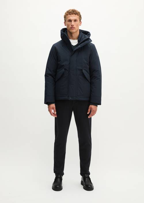 Veste d'extérieur coupe classique Dark Navy en vue de face