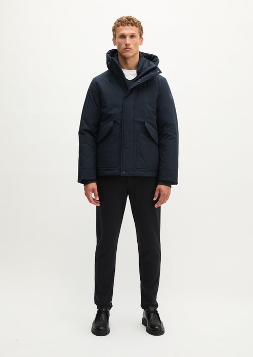 Regular-Fit Outdoor Jacket — Dark Navy