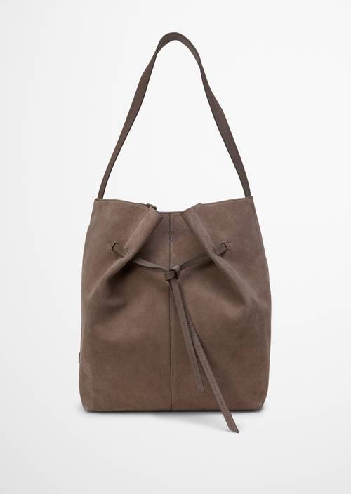 Hobo Bag Faded Brown in Frontalansicht
