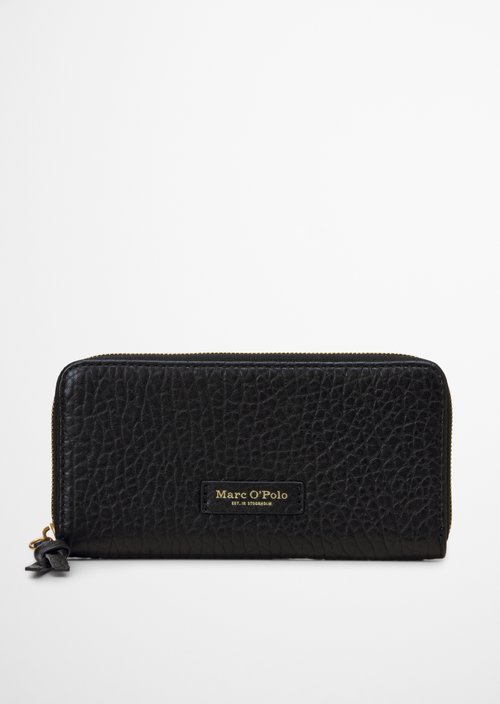 Marc O'Polo Portemonnee, Dames, zwart, , 100% Leer