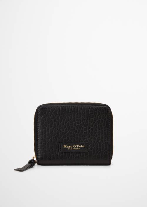 Cartera con cremallera Black en vista frontal