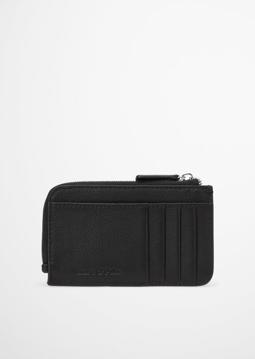Marc O'Polo Portemonnee met rits, Dames, zwart, , 100% Leer