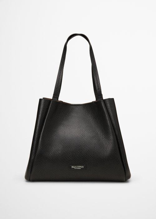 Marc O'Polo Shopper, Dames, zwart, , 100% Leer