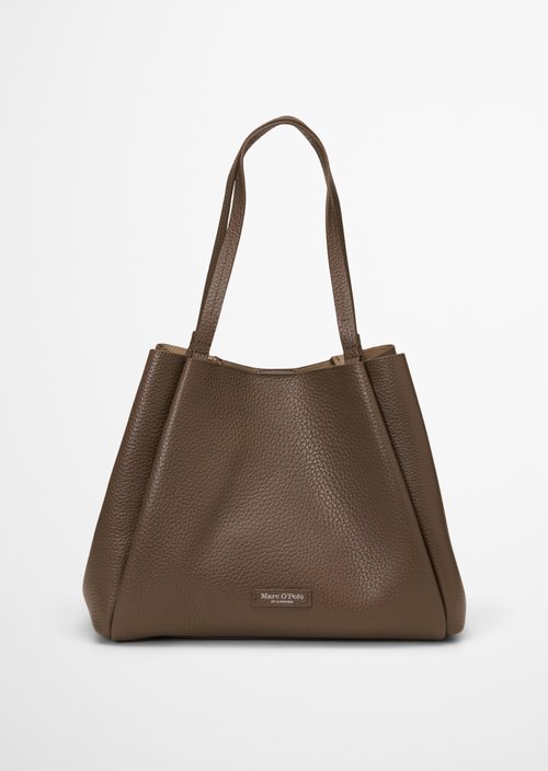 Marc O'Polo Shopper, Dames, bruin, , 100% Leer