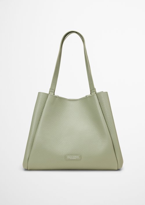 Marc O'Polo Shopper, Dames, groen, , 100% Leer