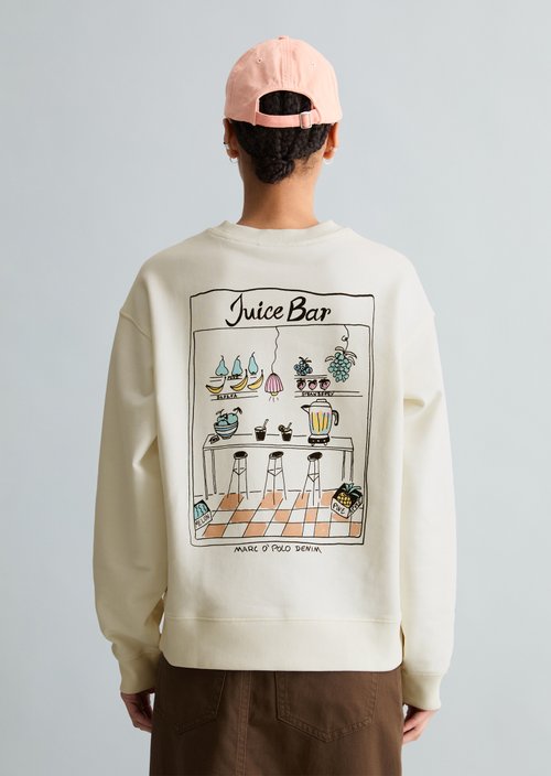 Oversize sweatshirt — Silky White