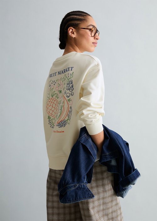 Oversize sweatshirt — Offwhite