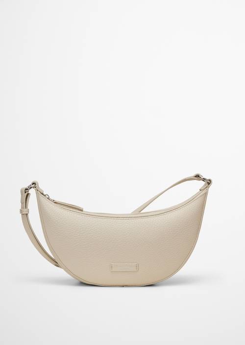 Schoudertas medium Grey Silk in vooraanzicht