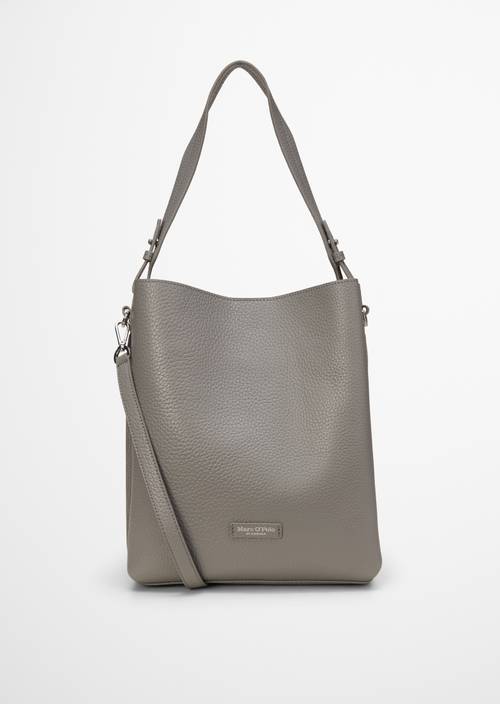 Borsa hobo media Basalt Grey in vista frontale
