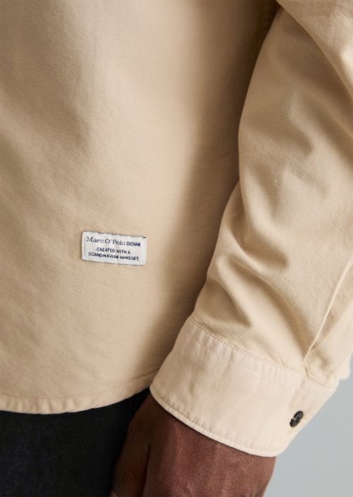 Oxford shirt regular — Frosty Sand