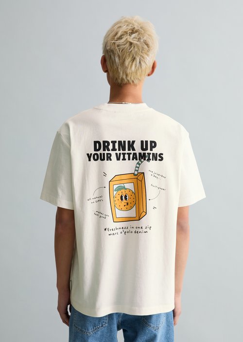 T-shirt oversized — Silky White
