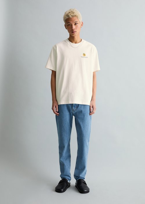 T-shirt oversized — Silky White
