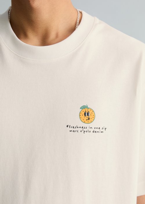 T-shirt oversized — Silky White