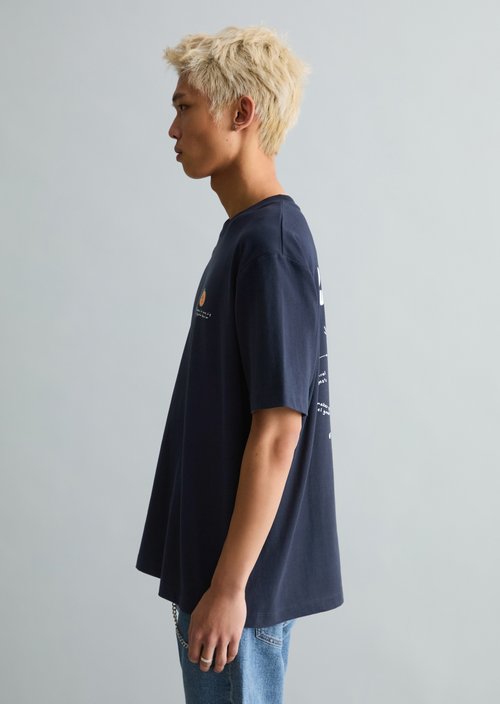 T-shirt oversized — True Navy