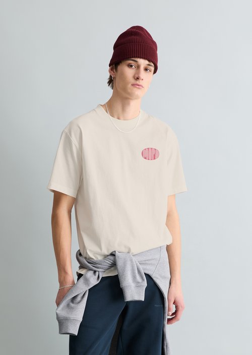 T-shirt oversized — Silky White