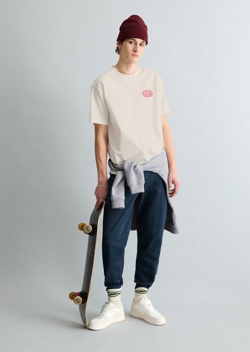 T-shirt oversized — Silky White