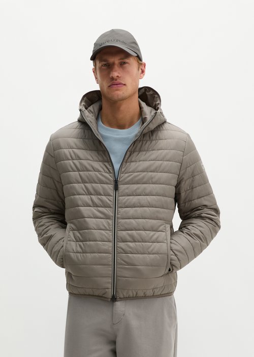 Quilted Jacket, Regular Fit — Graphite Dust