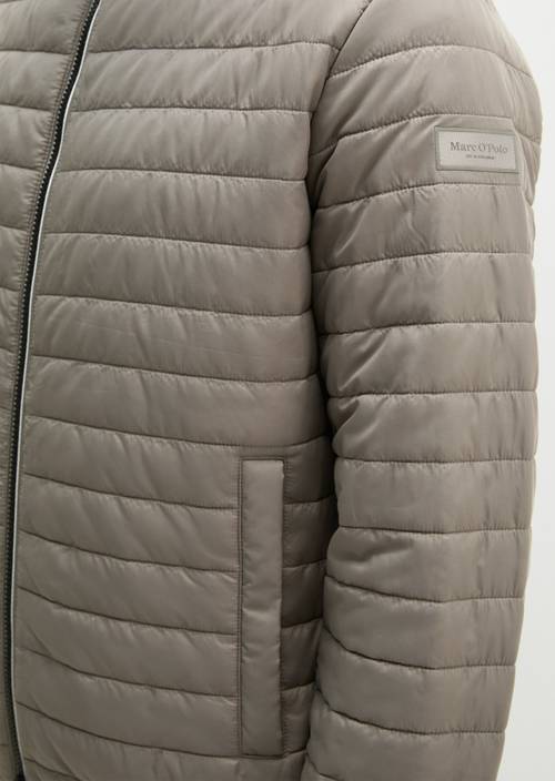 Quilted Jacket, Regular Fit Graphite Dust in detail view