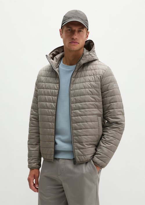 Quilted Jacket, Regular Fit — Graphite Dust