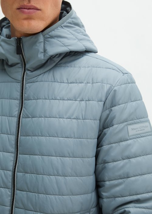 Quilted Jacket, Regular Fit — Black Pepper